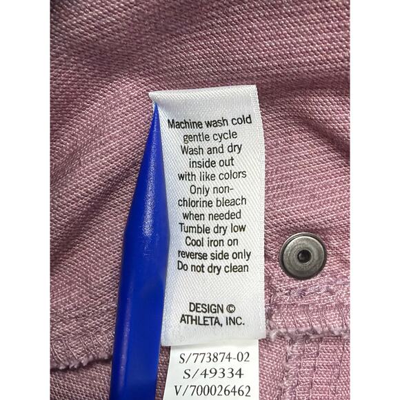 Athleta Skirt Womens Sz 10 Purple Lavender Corduroy Mini Casual Pockets - Picture 9 of 10